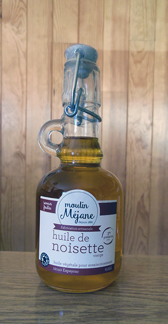 Format 25 CL huile de noisette du moulin Méjane