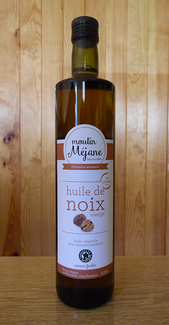 Format 75 CL huile de noix du moulin Méjane